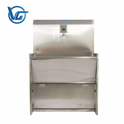 Easy clean hospital medical stainless steel induction sink price